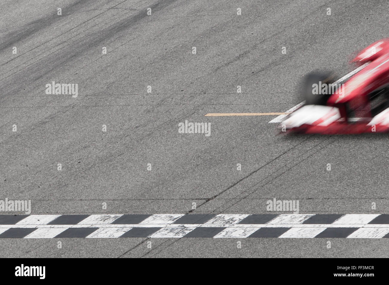 Ferrari Formule 1 test days , Montmelo, Barcelona , Spain Stock Photo