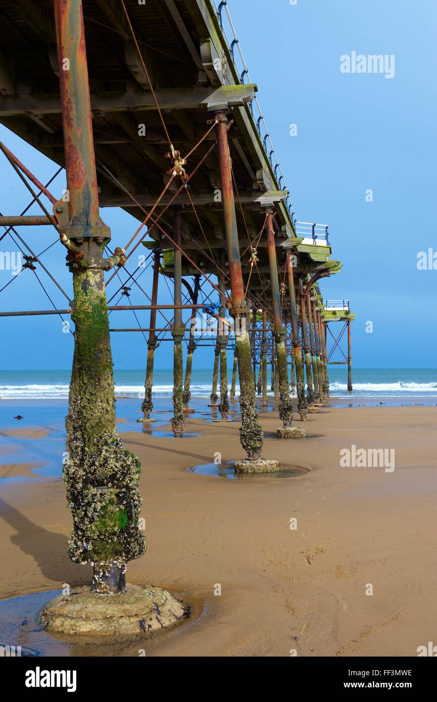 The pier at Saltburn By The Sea in North Yorkshire Stock Photo Alamy