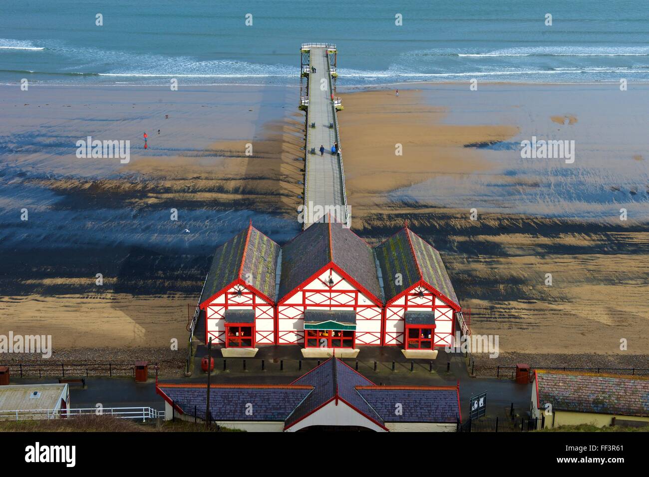 The pier at Saltburn By The Sea in North Yorkshire Stock Photo Alamy