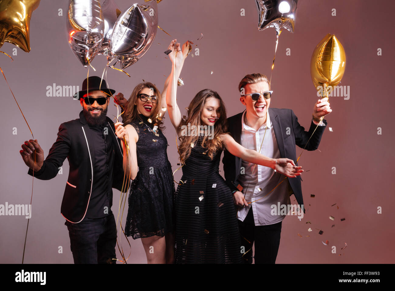 Attractive group of people party hi-res stock photography and images ...