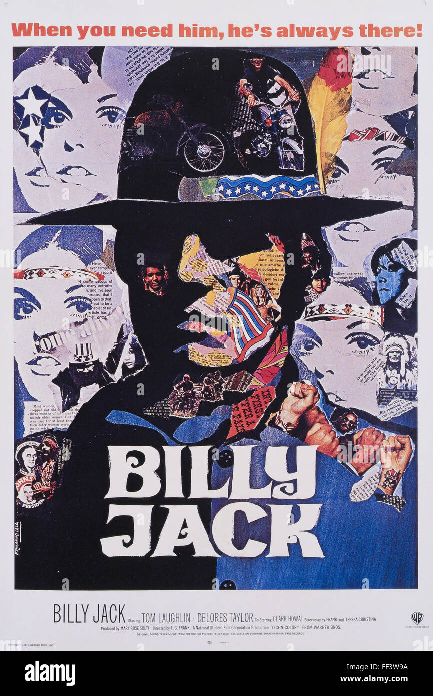 Billy Jack - Movie Poster Stock Photo - Alamy