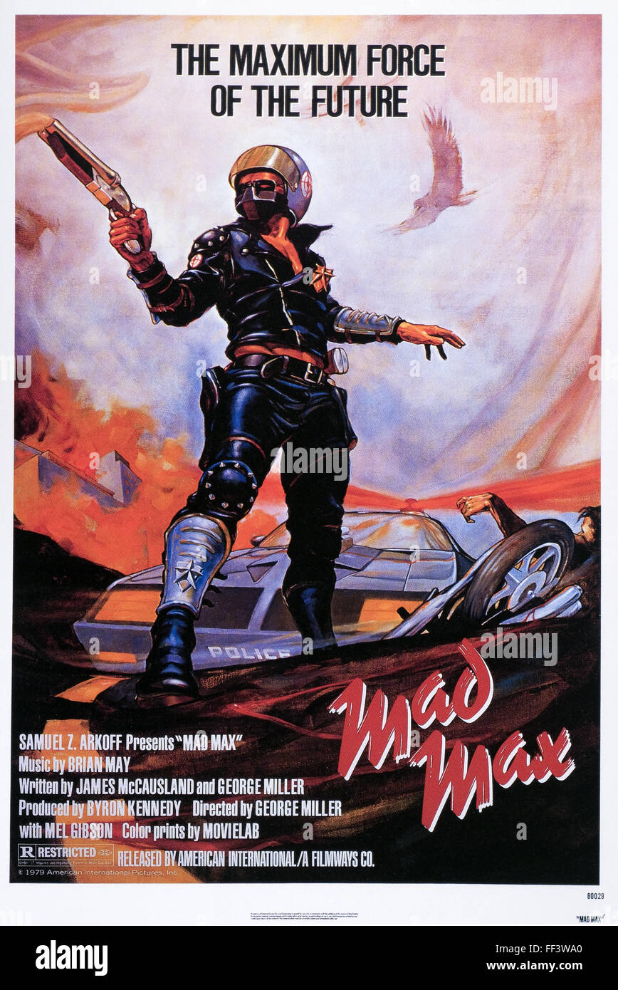 Mad Max - Movie Poster Stock Photo