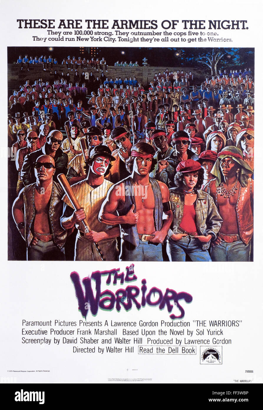 The Warriors - Movie Poster Stock Photo