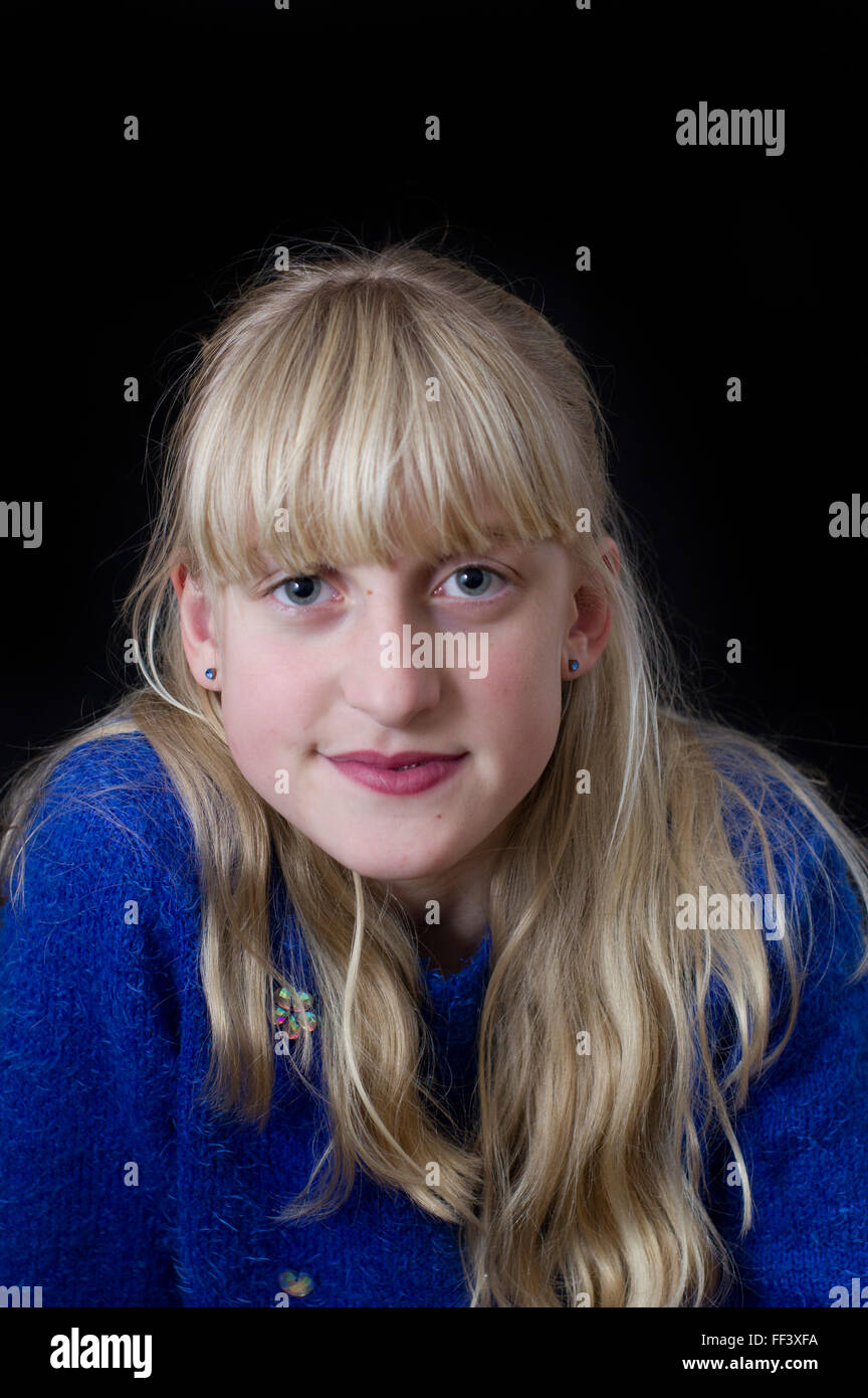 Swedish blond pre teen girl hi-res stock photography and images - Alamy