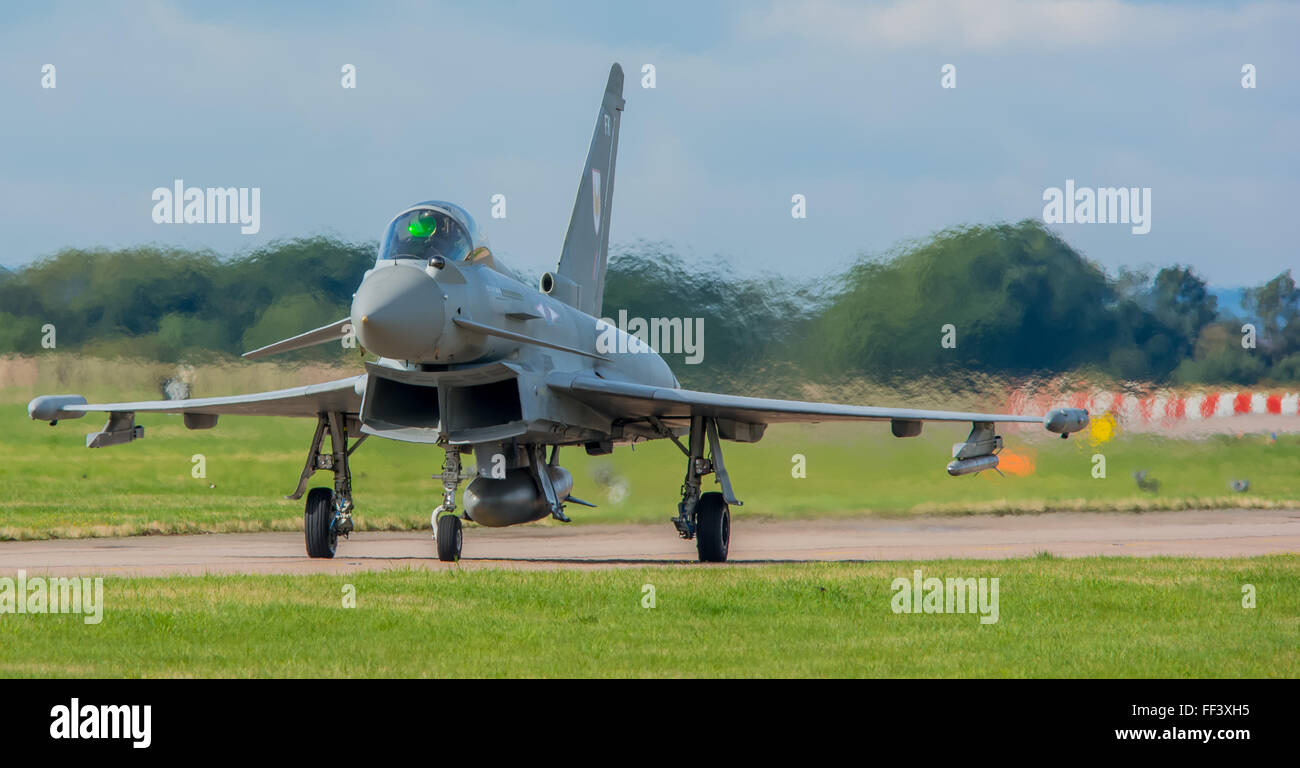 Typhoon Raf Coningsby. Stock Photo