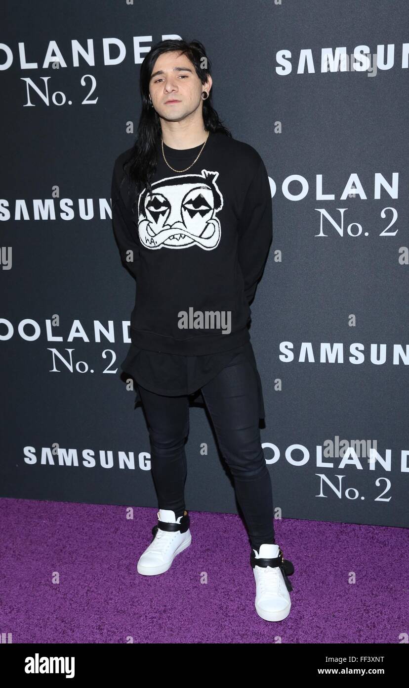 New York Ny Usa 9th Feb 16 Skrillex At Arrivals For Zoolander Stock Photo Alamy