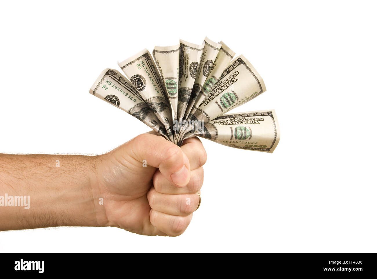 Fist Full of Dollars Stock Photo Alamy