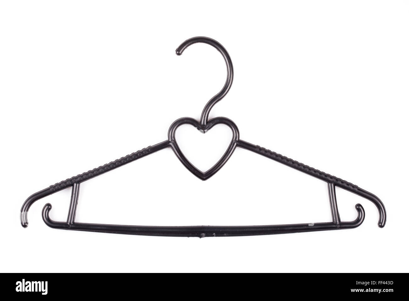 clothes hanger isolated on white background Stock Photo