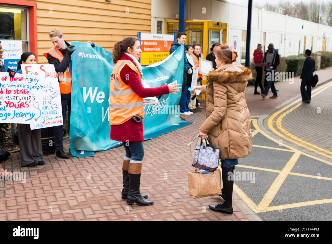 Milton Keynes Hospital, Milton Keynes, UK. 10th February, 2016. Junior