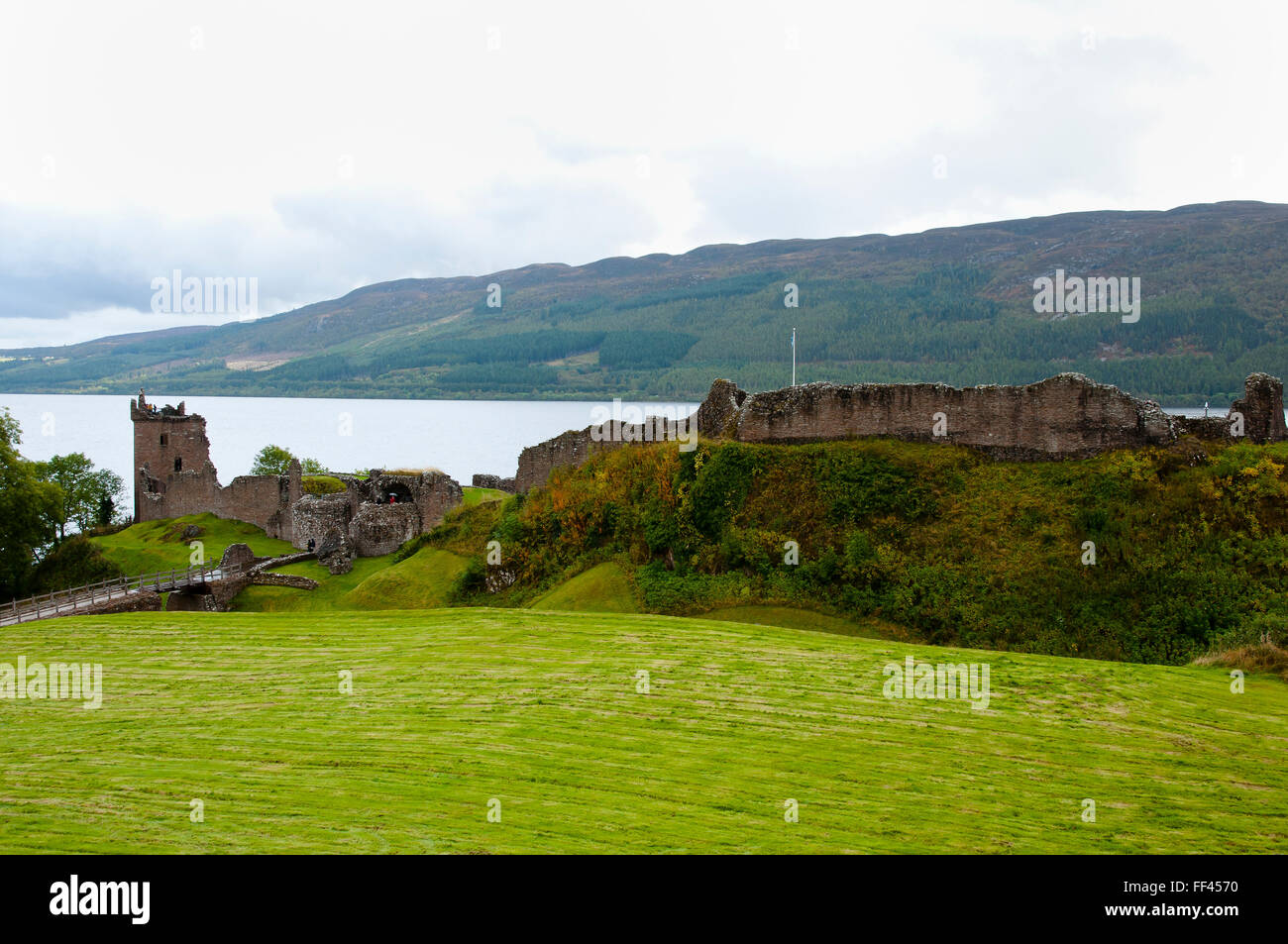Urquhart Castle - Loch Ness - Scotland Stock Photo