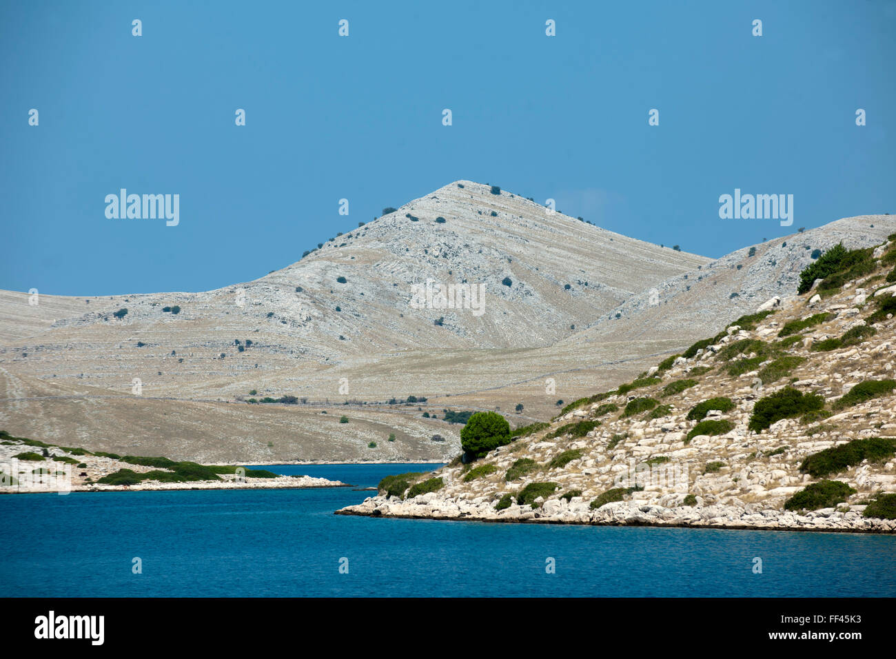 Kroatien, Dalmatien, Murter, Nationalpark Kornaten Stock Photo