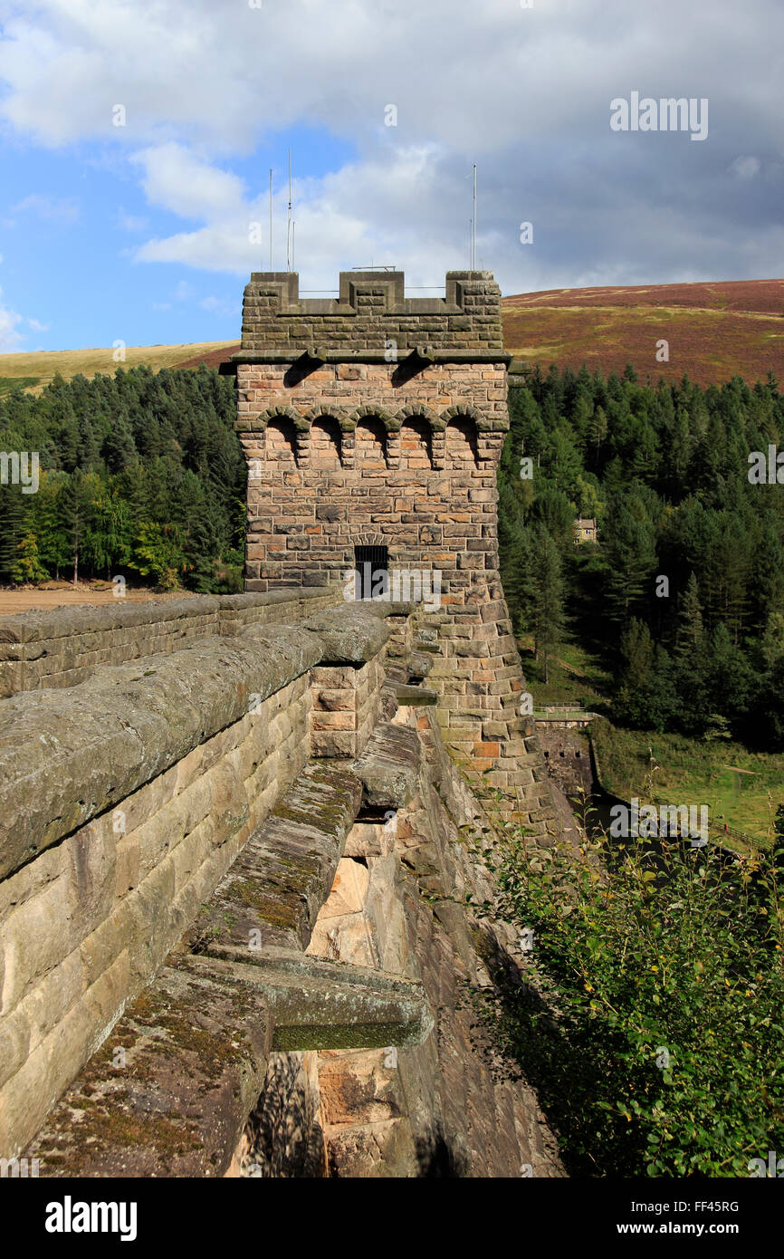 Derwent Dam, Upper Derwent Valley, Derbyshire, England, UK Stock Photo