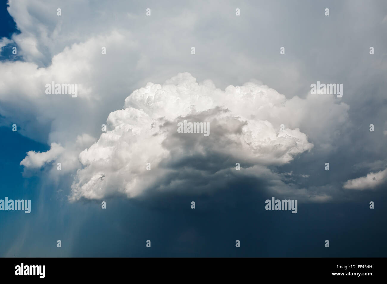 Blue Sky with Stormy Clouds Epic Background. Selective Focus Stock ...