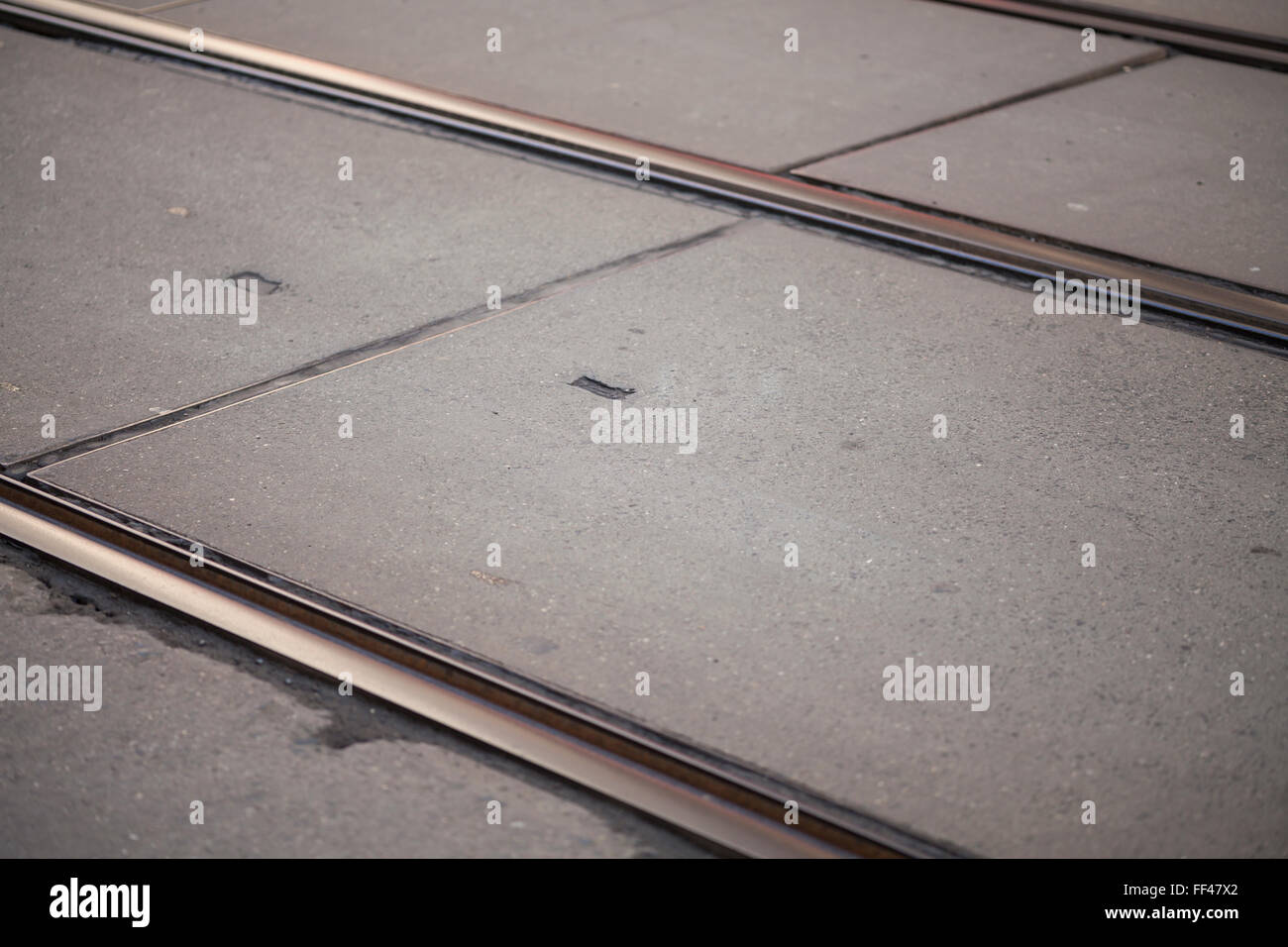 Tram tram tramway rails hi-res stock photography and images - Alamy