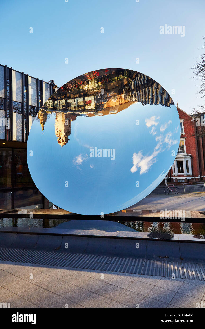 View of the Sky Mirror at the Nottingham Playhouse. Stock Photo