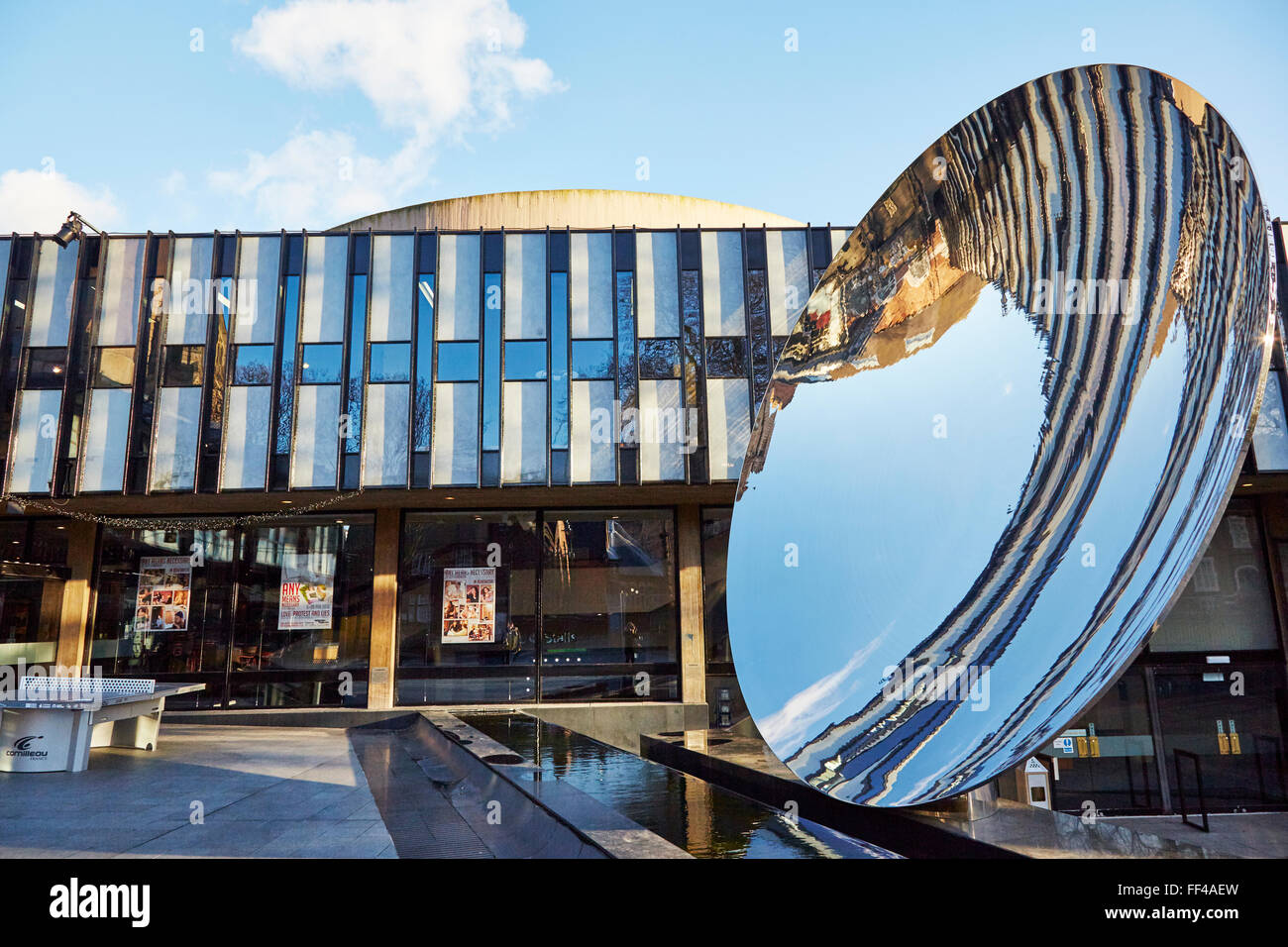 View of the Sky Mirror at the Nottingham Playhouse. Stock Photo