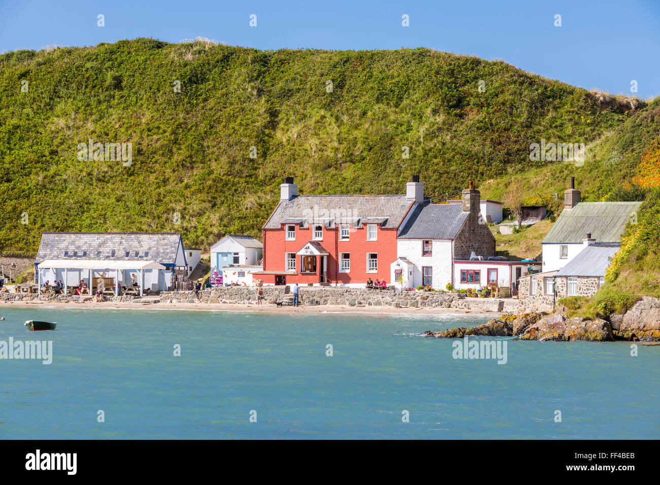 Porthdinllaen a small coastal village in the Dwyfor locality on the