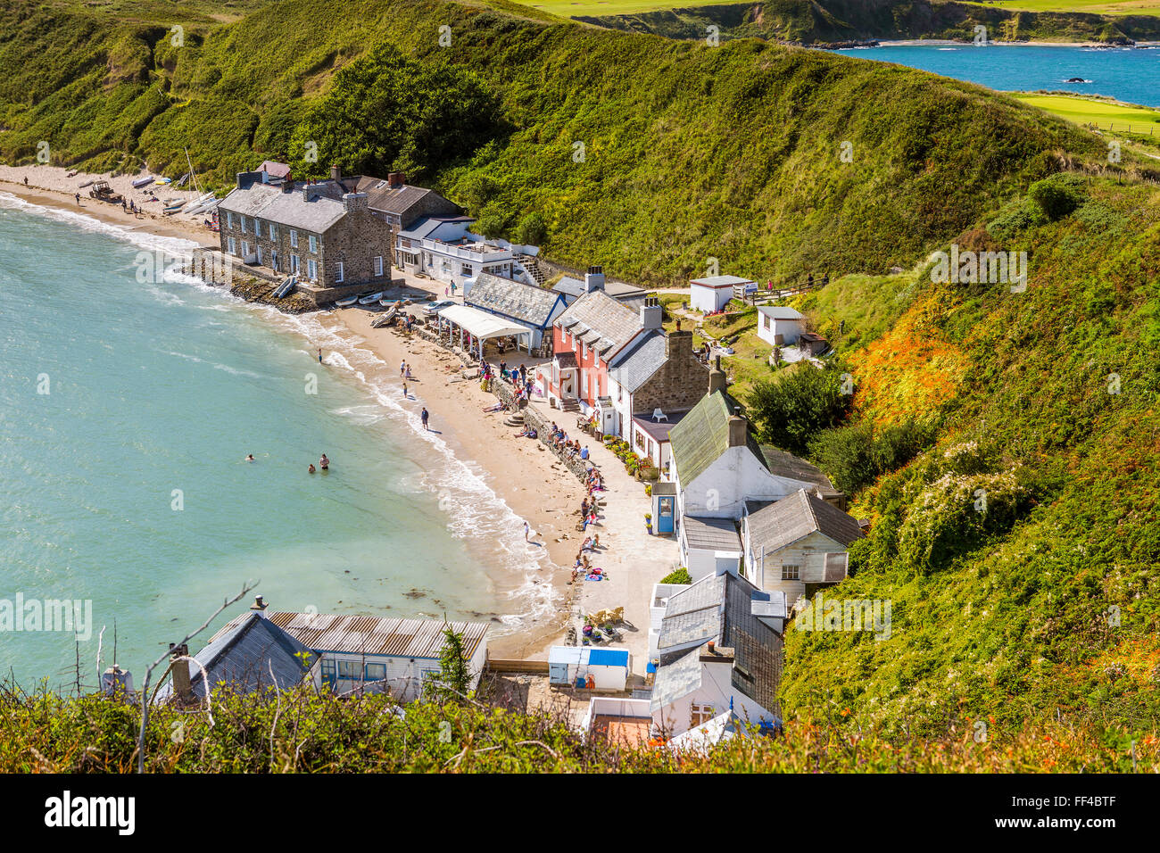 Porthdinllaen a small coastal village in the Dwyfor locality on the ...