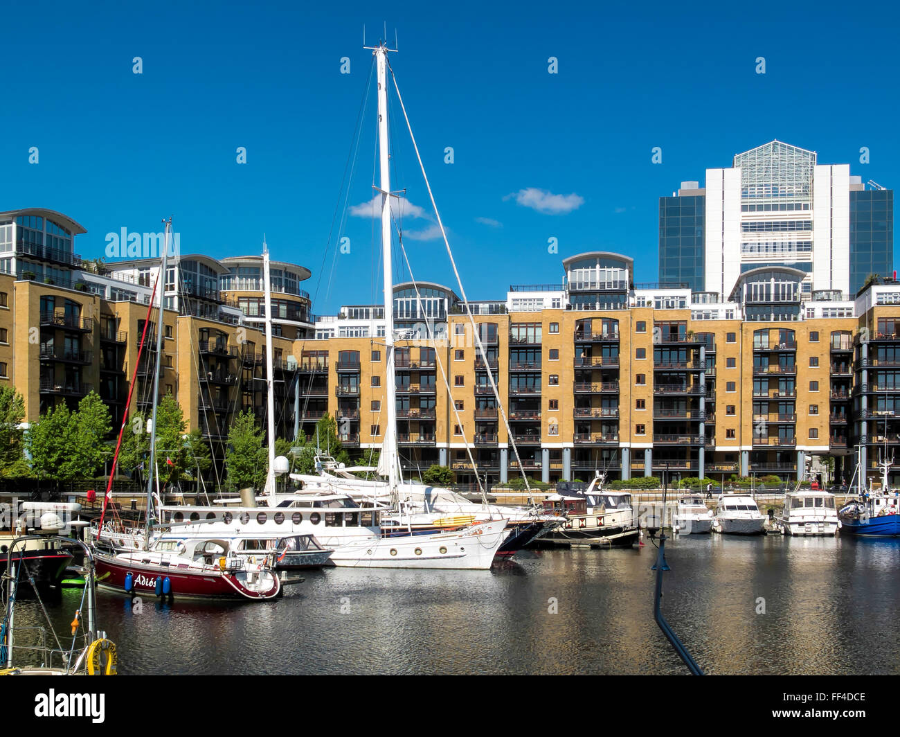 St Katherine's Dock London Stock Photo Alamy