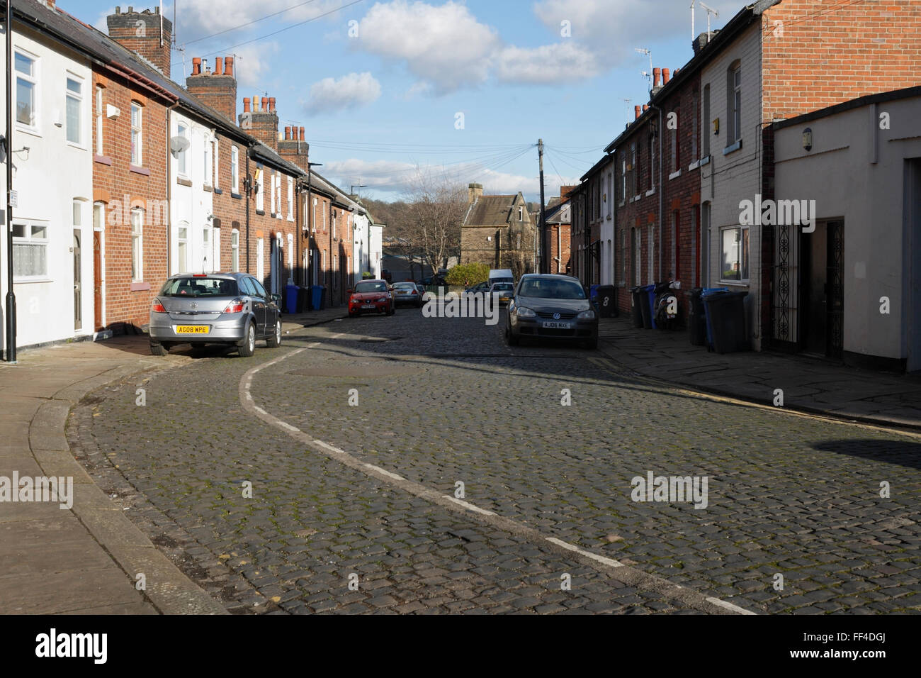 Midland Street in Sheffield England UK, one of the last remaining