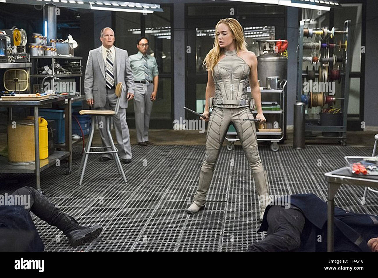 LEGENDS OF TOMORROW  2016- CW Network production with Caity Lotz Stock Photo