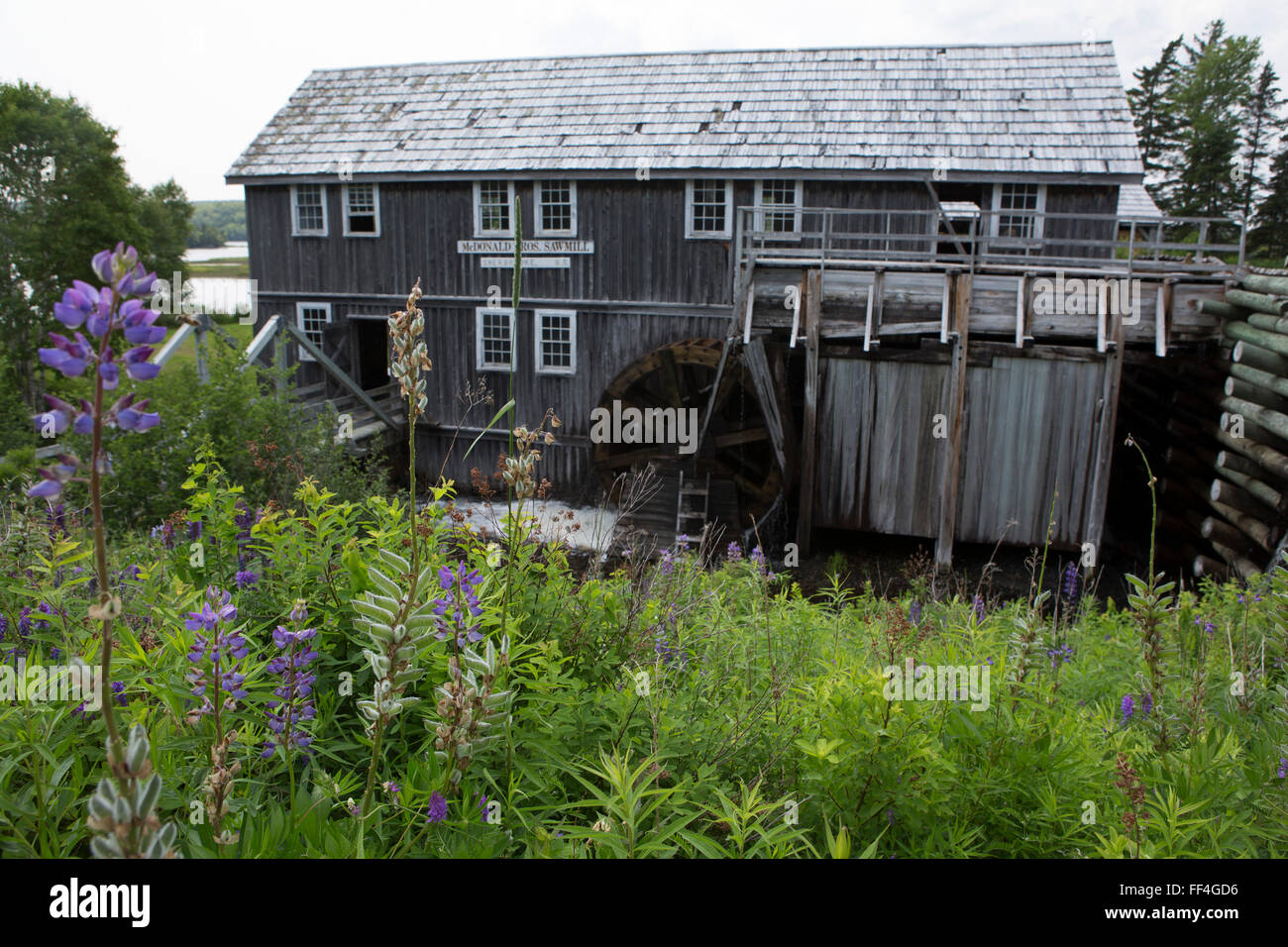 Canada nova scotia sherbrooke village hires stock photography and