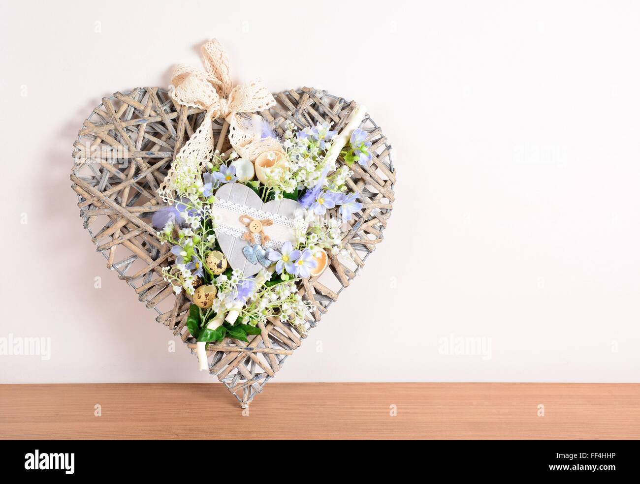 Wicker heart hi-res stock photography and images - Alamy