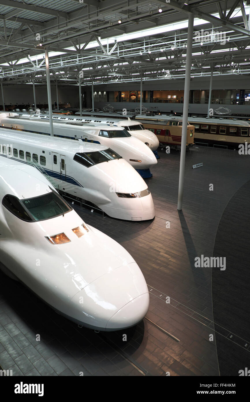 SCMaglev and Railway Park, a railway museum owned by Central Japan Railway Company in Nagoya Stock Photo