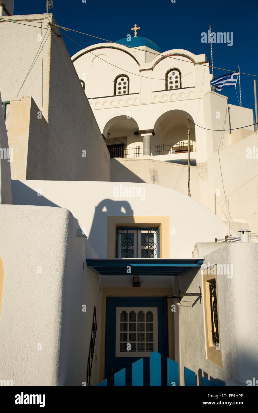 white houses at santorini greece Stock Photo