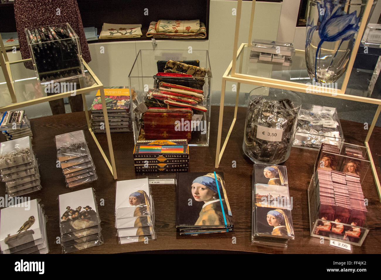 museum shop at mauritshuis den haag holland Stock Photo Alamy