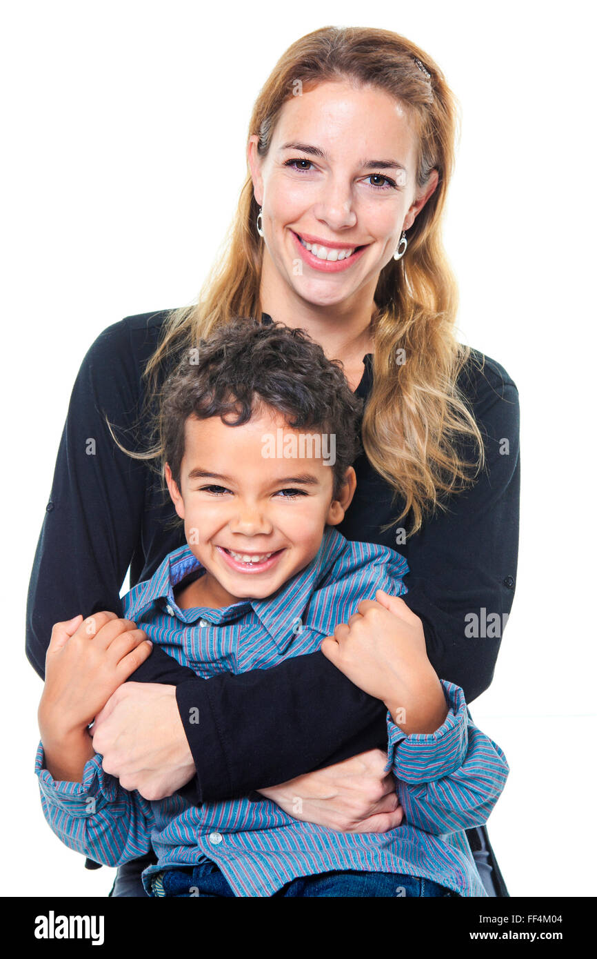 A portrait of happy cheerful African family Stock Photo - Alamy