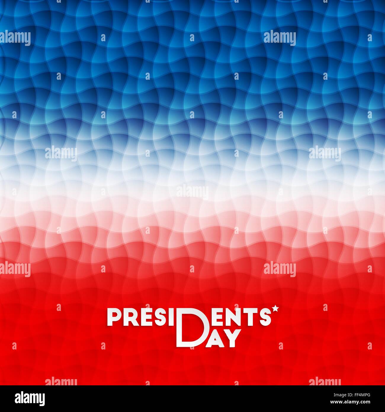 Happy Presidents' Day abstract background for your design Stock Vector