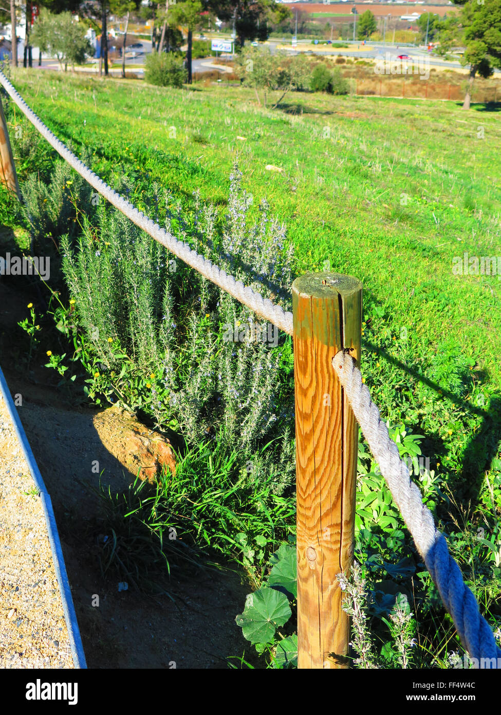 Rope railing hi-res stock photography and images - Alamy