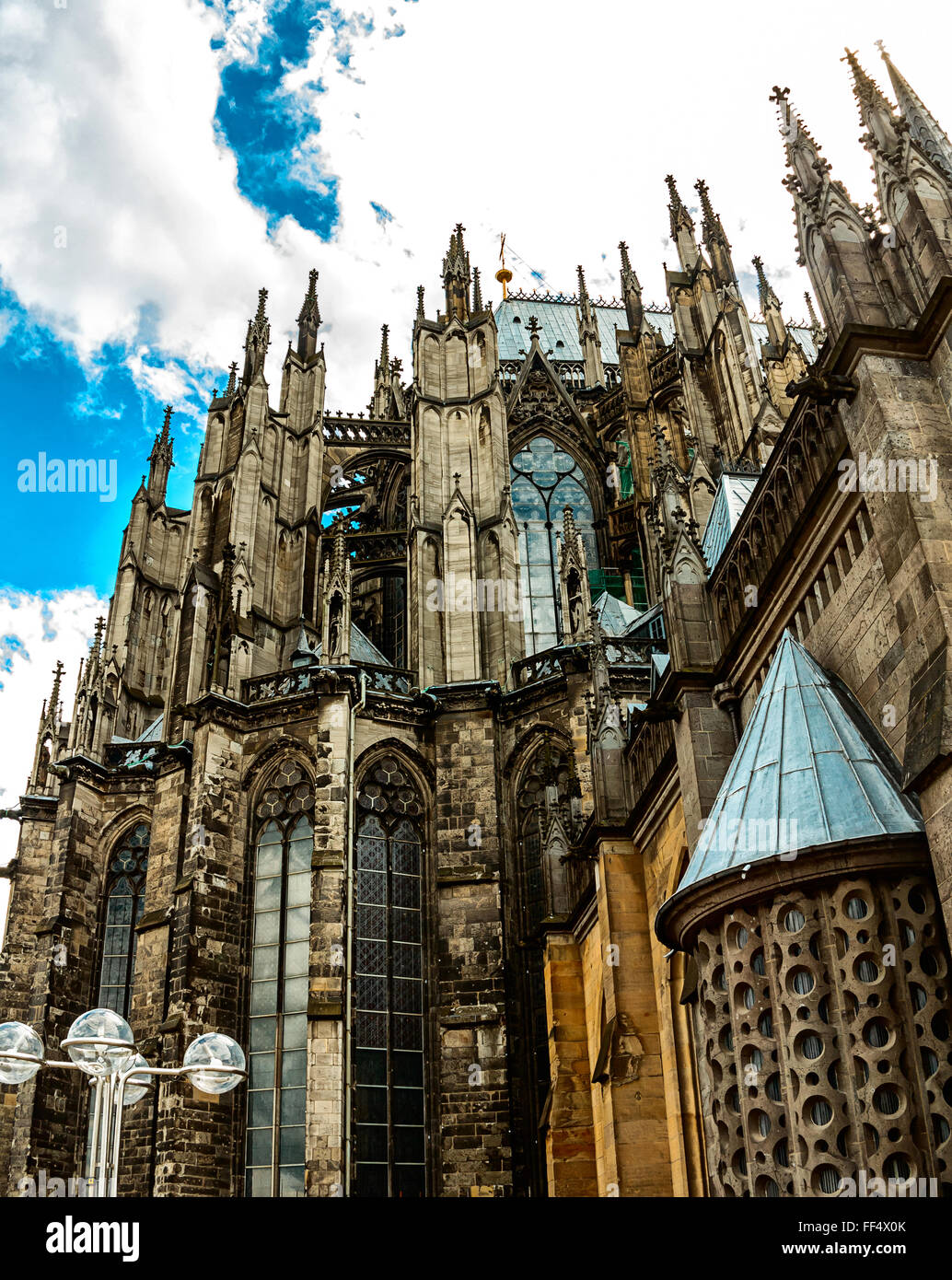 High Cathedral of Saints Peter and Mary in Cologne, Germany Stock Photo
