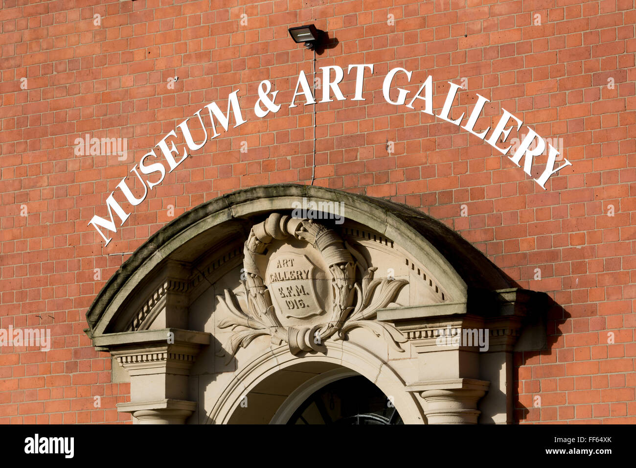 Museum and Art Gallery, Nuneaton, Warwickshire, UK Stock Photo