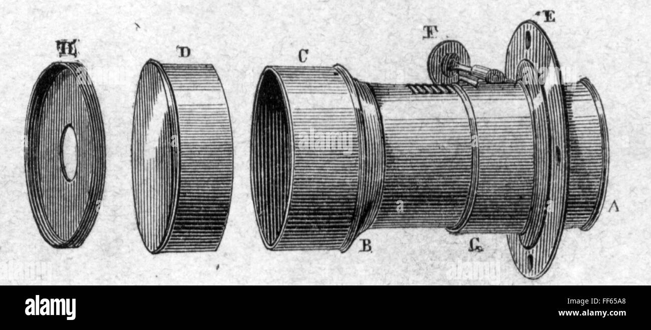 photography, cameras, doublet, wood engraving, out of: 'Buch der Erfindungen, Gewerbe und Industrien, Otto Spamer publishing house, Leipzig - Berlin, 1864 - 1867, Additional-Rights-Clearences-Not Available Stock Photo
