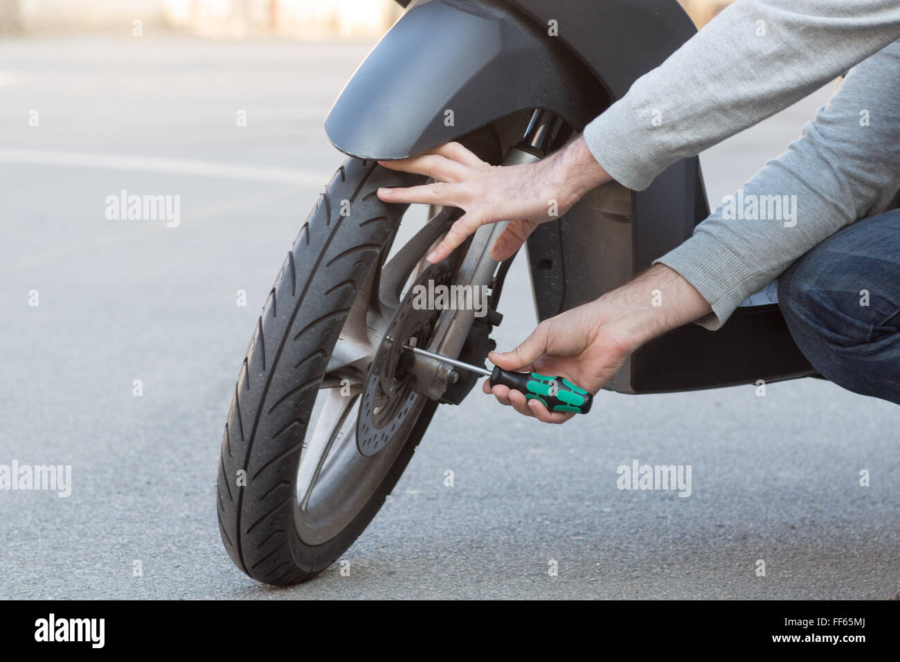 Broken Scooter Stock Photos & Broken Scooter Stock Images Alamy