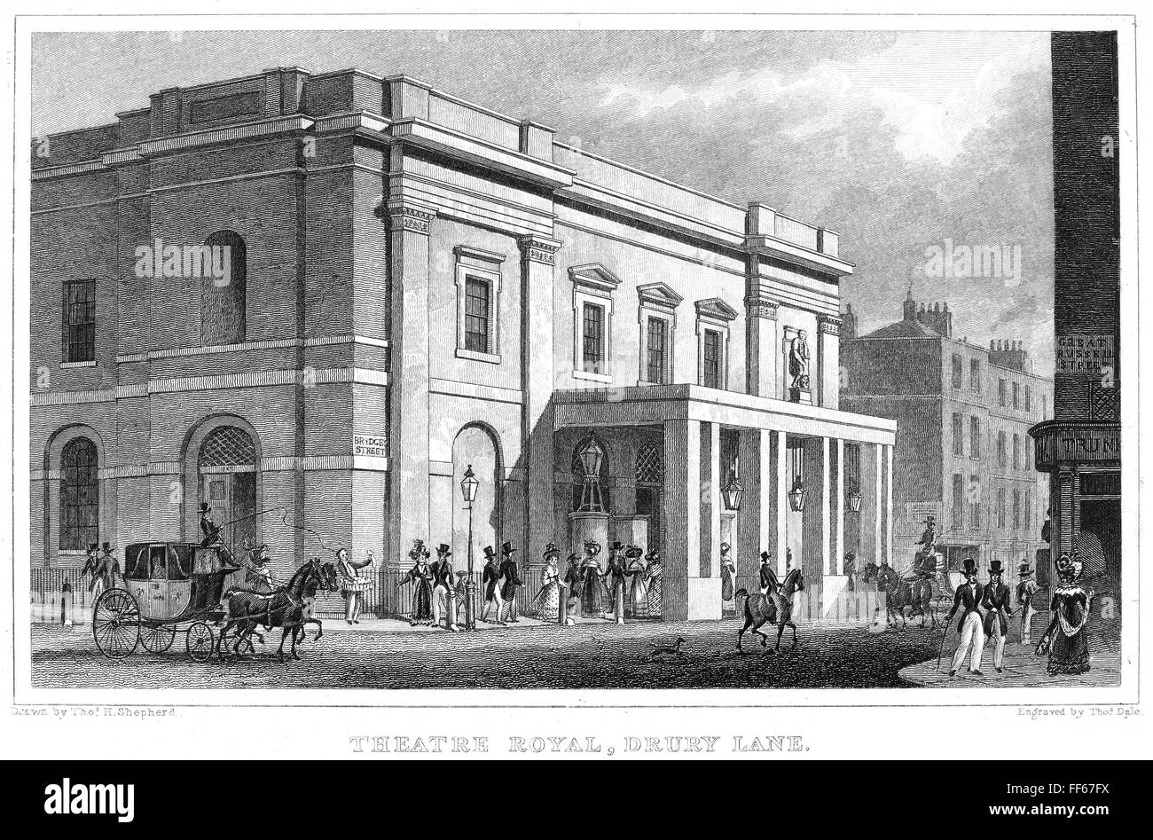 DRURY LANE THEATRE, 1828. /nTheatre Royal, Drury Lane, London, England