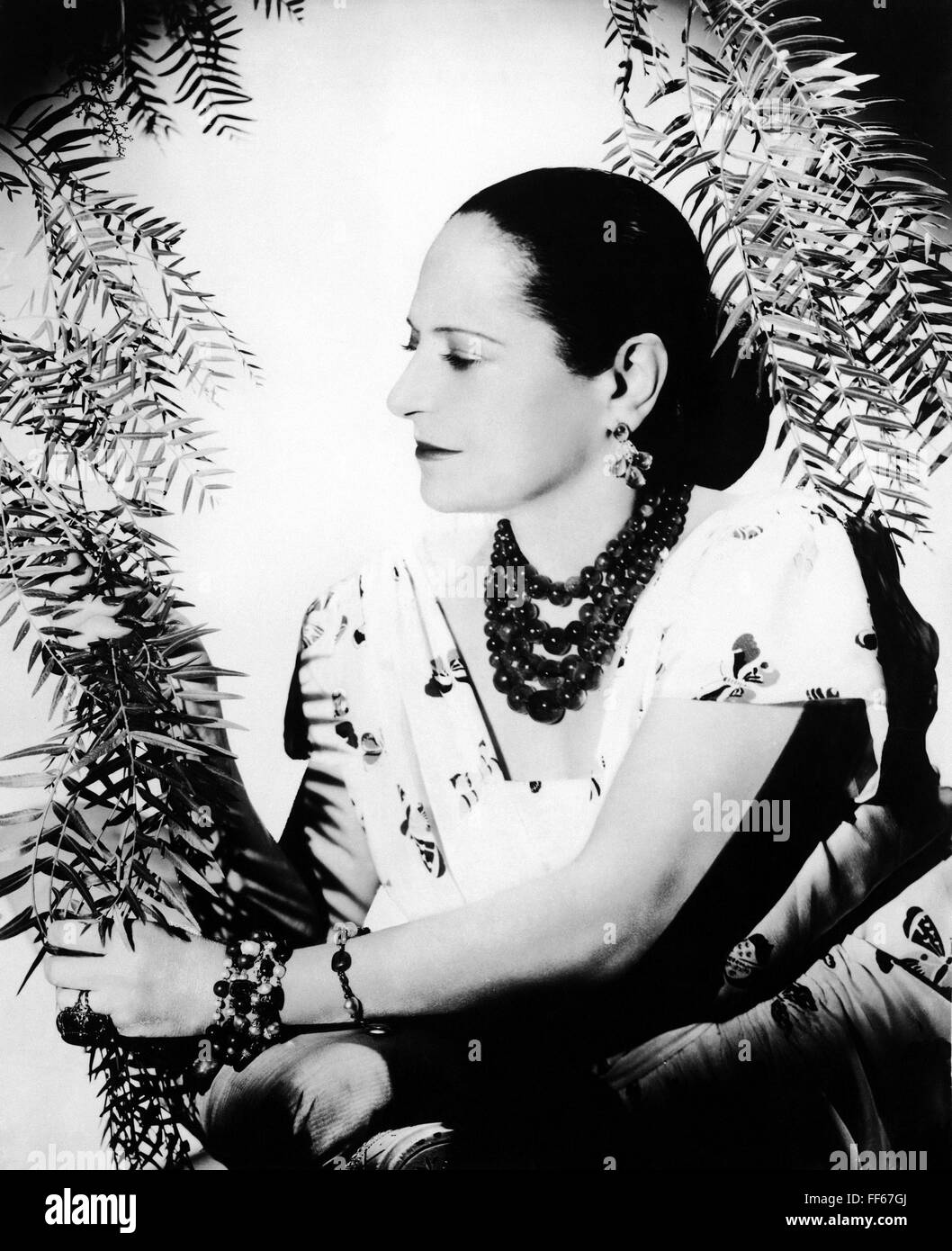 HELENA RUBINSTEIN (1872-1965). /nAmerican (Polish-born) businesswoman ...