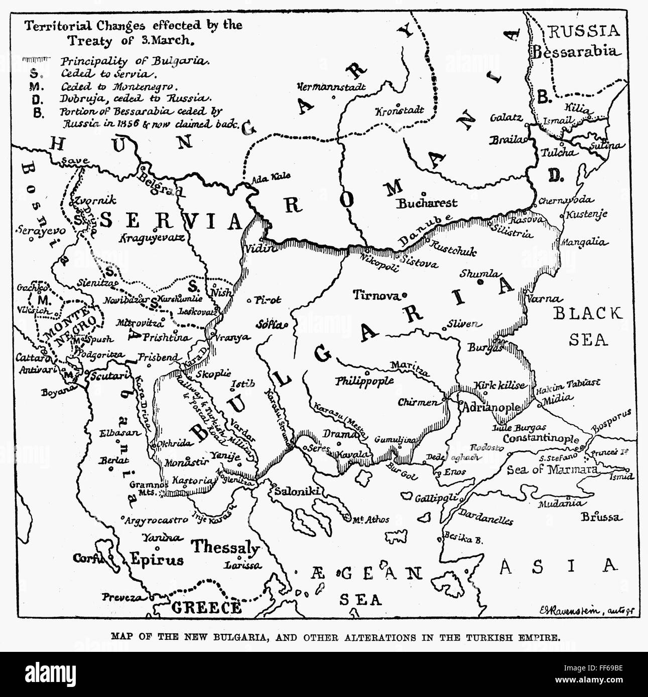 Сан стефано мирный договор 1878 карта