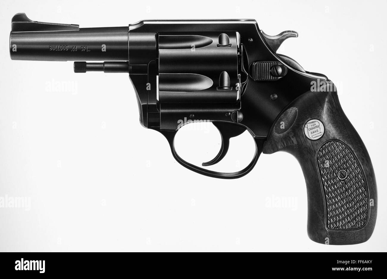 REVOLVER, 20th CENTURY. /nCharter Arms 'Bulldog' .44 special revolver. Photograph, 1970s. Stock Photo