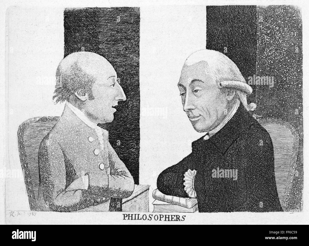 JAMES HUTTON (17261797). /nScottish geologist. James Hutton (left) and