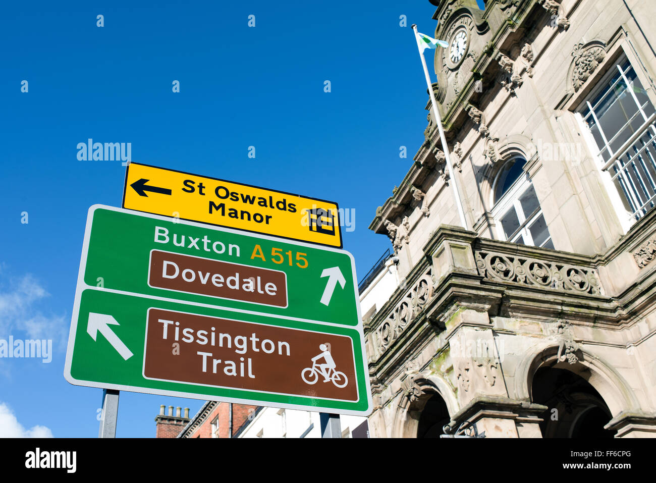 Ashbourne ,Derbyshire  England,UK. Stock Photo