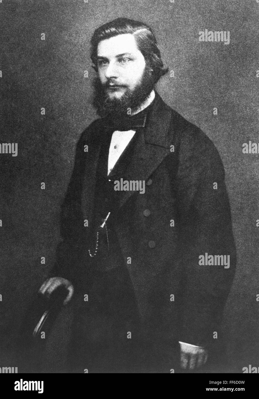 SIR WILLIAM HENRY PERKIN (1838-1907). English chemist. Stock Photo