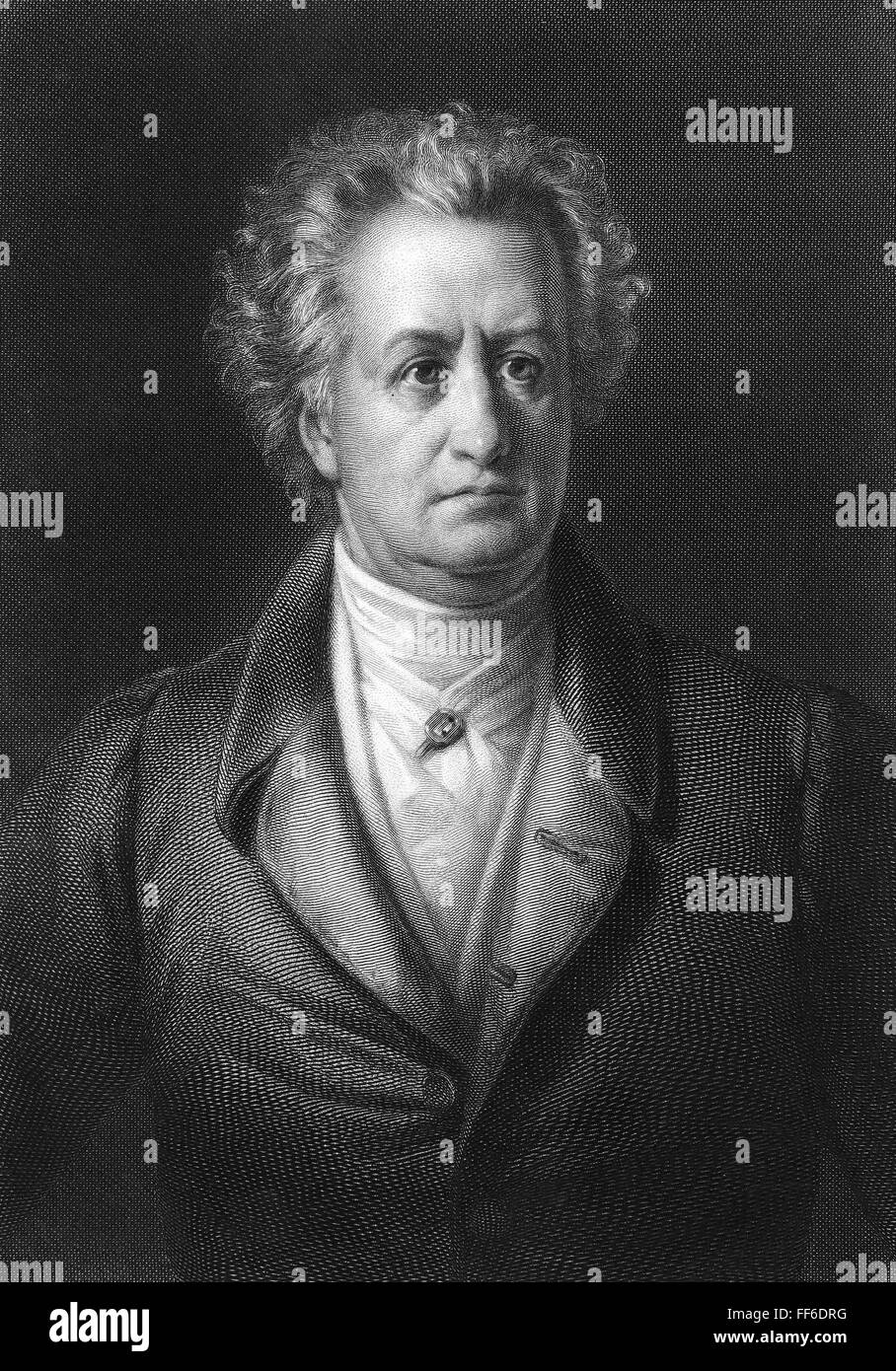 Johann Goethe 1749 1832 Njohann Wolfgang Von Goethe German Poet And Man Of Letters Steel 7419