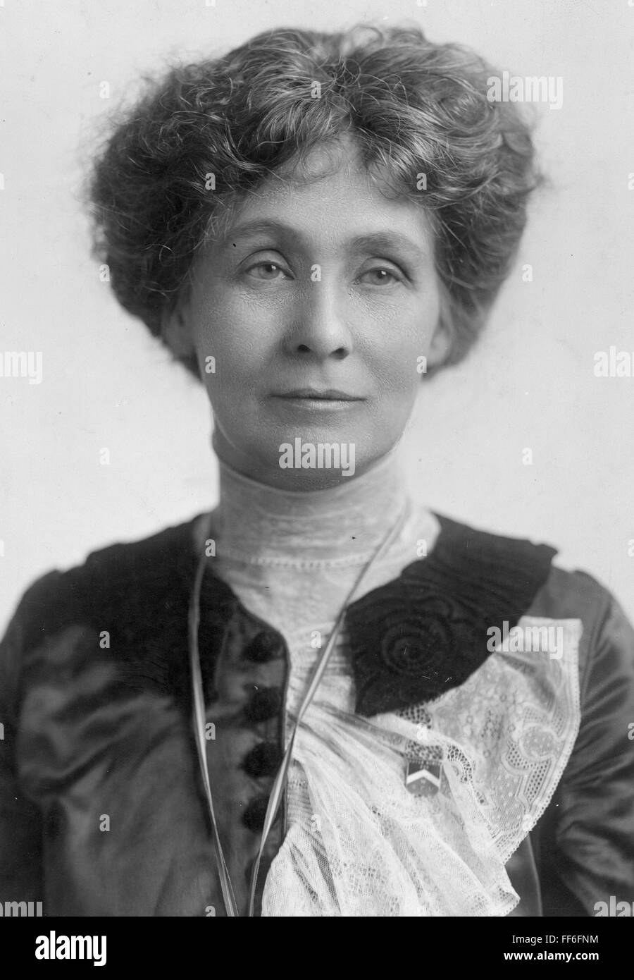 EMMELINE PANKHURST /n(1858-1928). English woman-suffragist Stock Photo ...