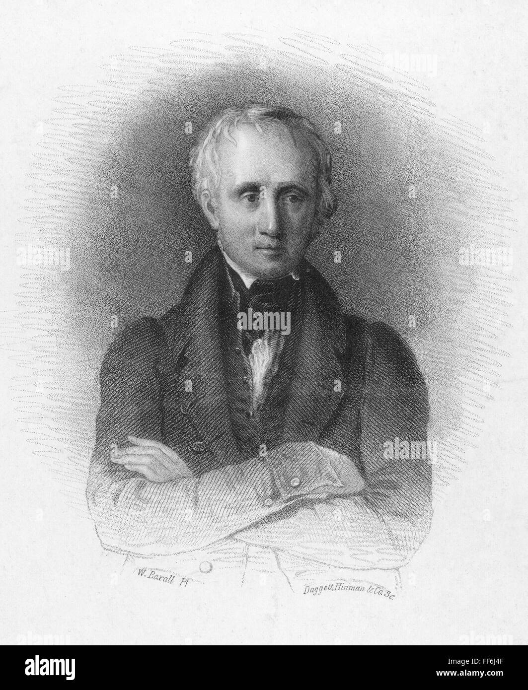 WILLIAM WORDSWORTH /n(1770-1850). English poet. Steel engraving, 19th century. Stock Photo