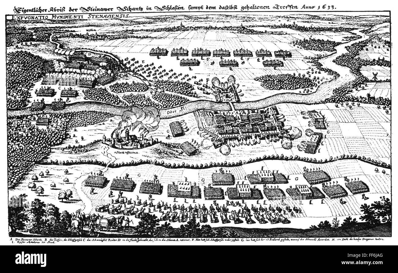 BATTLE OF STEINAU, 1633. /nBattle at Steinau, Germany, fought between