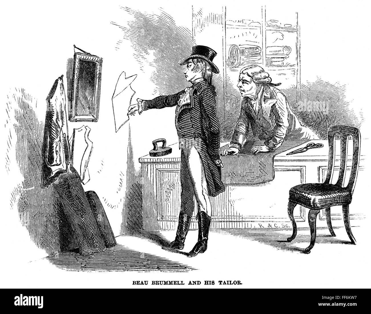 BRYAN BRUMMELL /n(17781840). Known as Beau Brummell. English