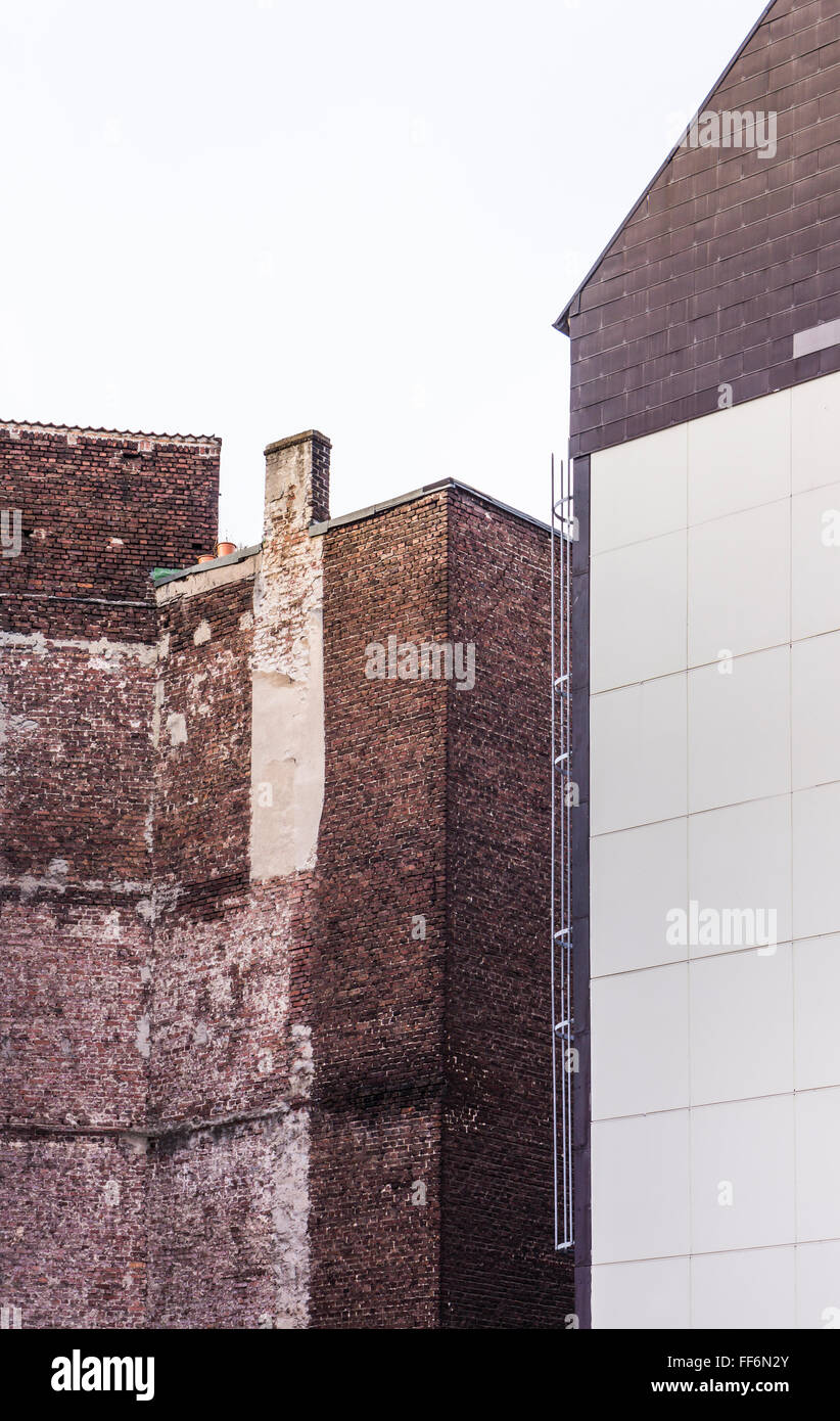 residential buildings, rear view Stock Photo Alamy